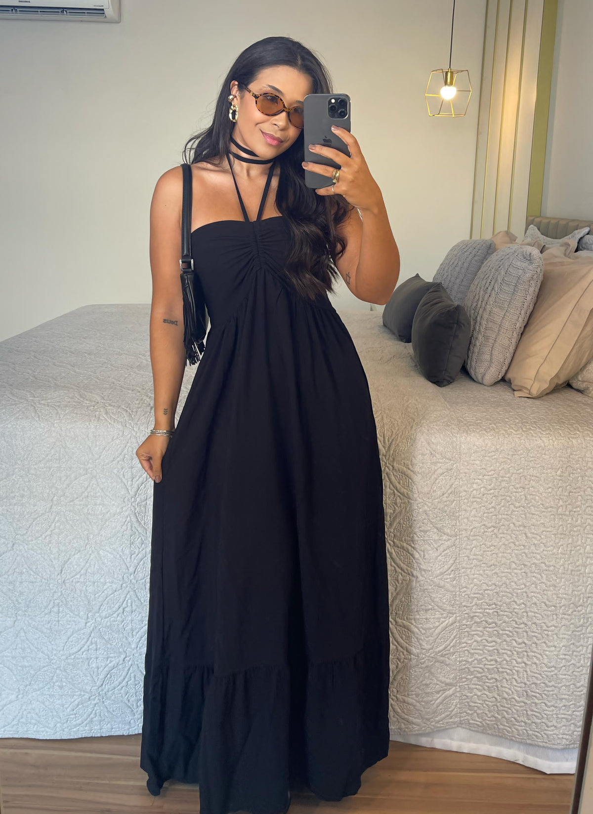 Vestido Naty – Longo, sofisticado e confortável