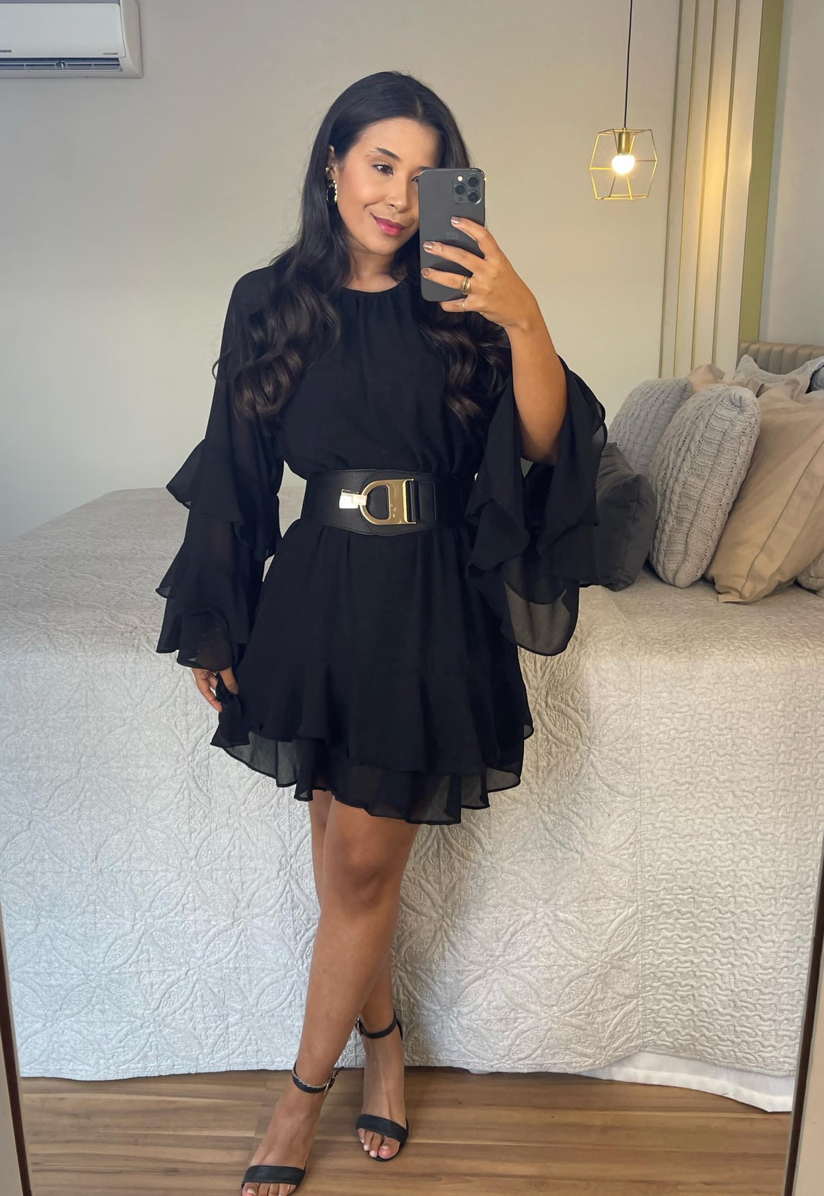 Vestido Jolie – Chifon Com Detalhes