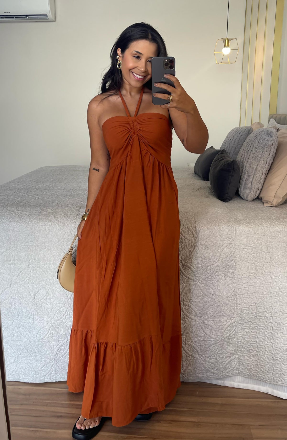 Vestido Naty – Longo, sofisticado e confortável