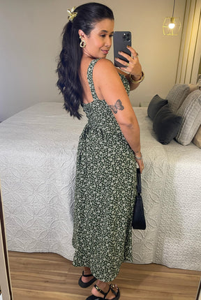 Vestido Lud - MaxMidi com Fenda Lateral
