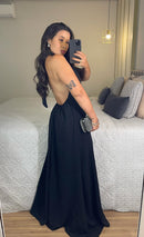 Vestido Lara – Vestido Longo Duna Decote Costas