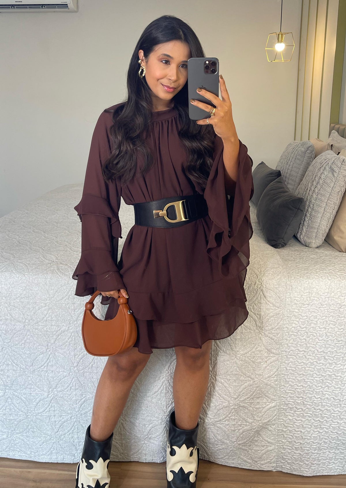 Vestido Jolie – Chifon Com Detalhes