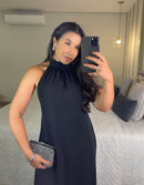 Vestido Lara – Vestido Longo Duna Decote Costas