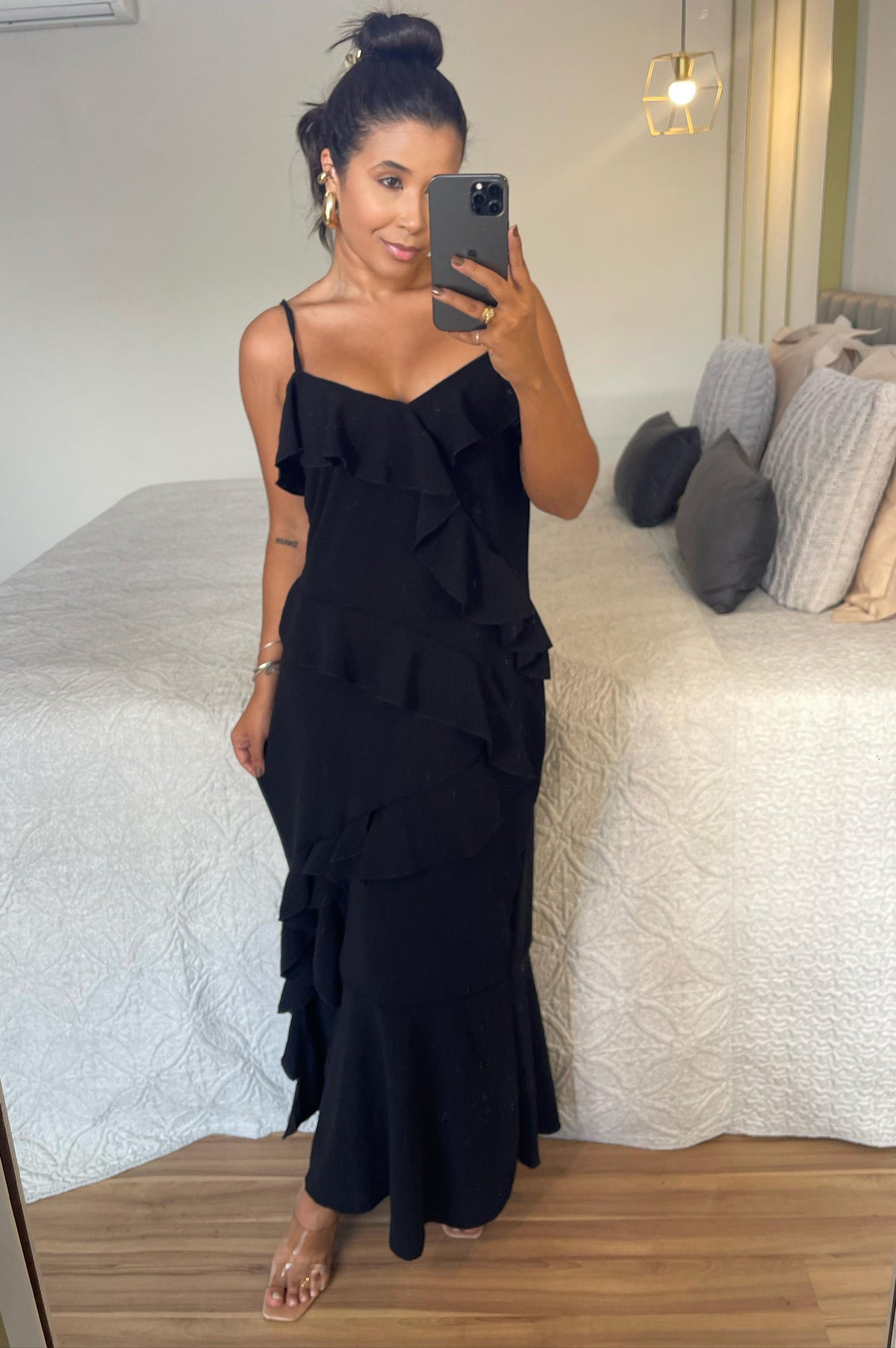 Vestido Betina - Longo com Bababados