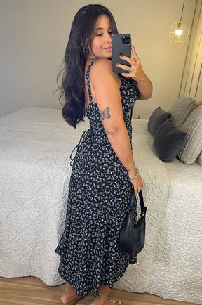 Vestido Lud - MaxMidi com Fenda Lateral