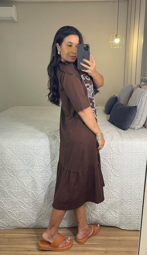 Vestido Hully – Vestido Malha Midi Versátil