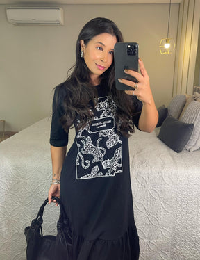 Vestido Hully – Vestido Malha Midi Versátil