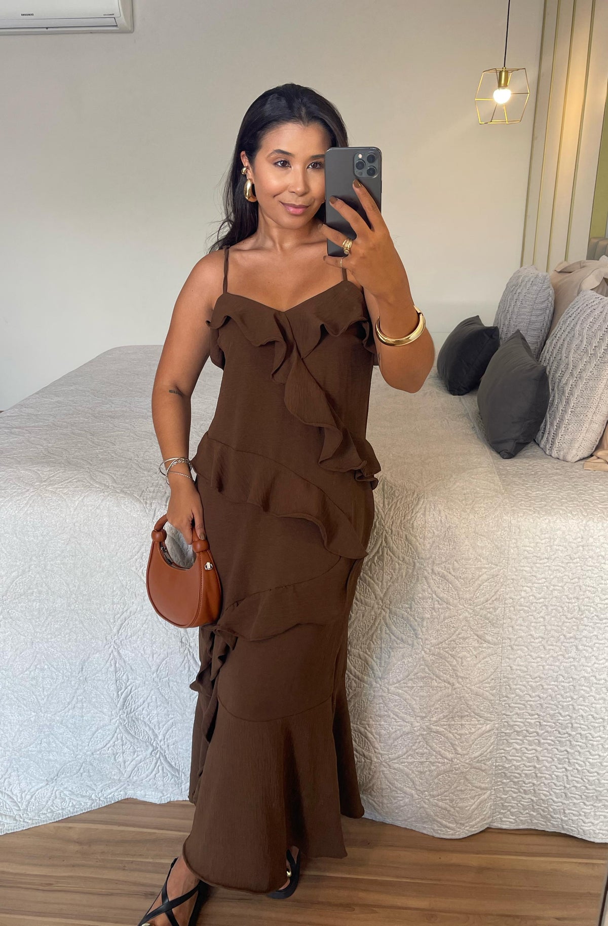 Vestido Betina - Longo com Bababados