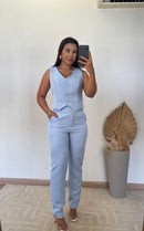 Conjunto Erika – Alfaiataria Premium com colete e calça