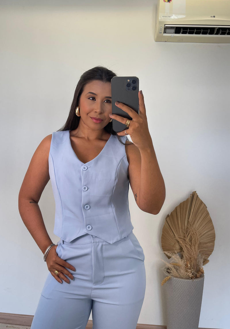 Conjunto Erika – Alfaiataria Premium com colete e calça