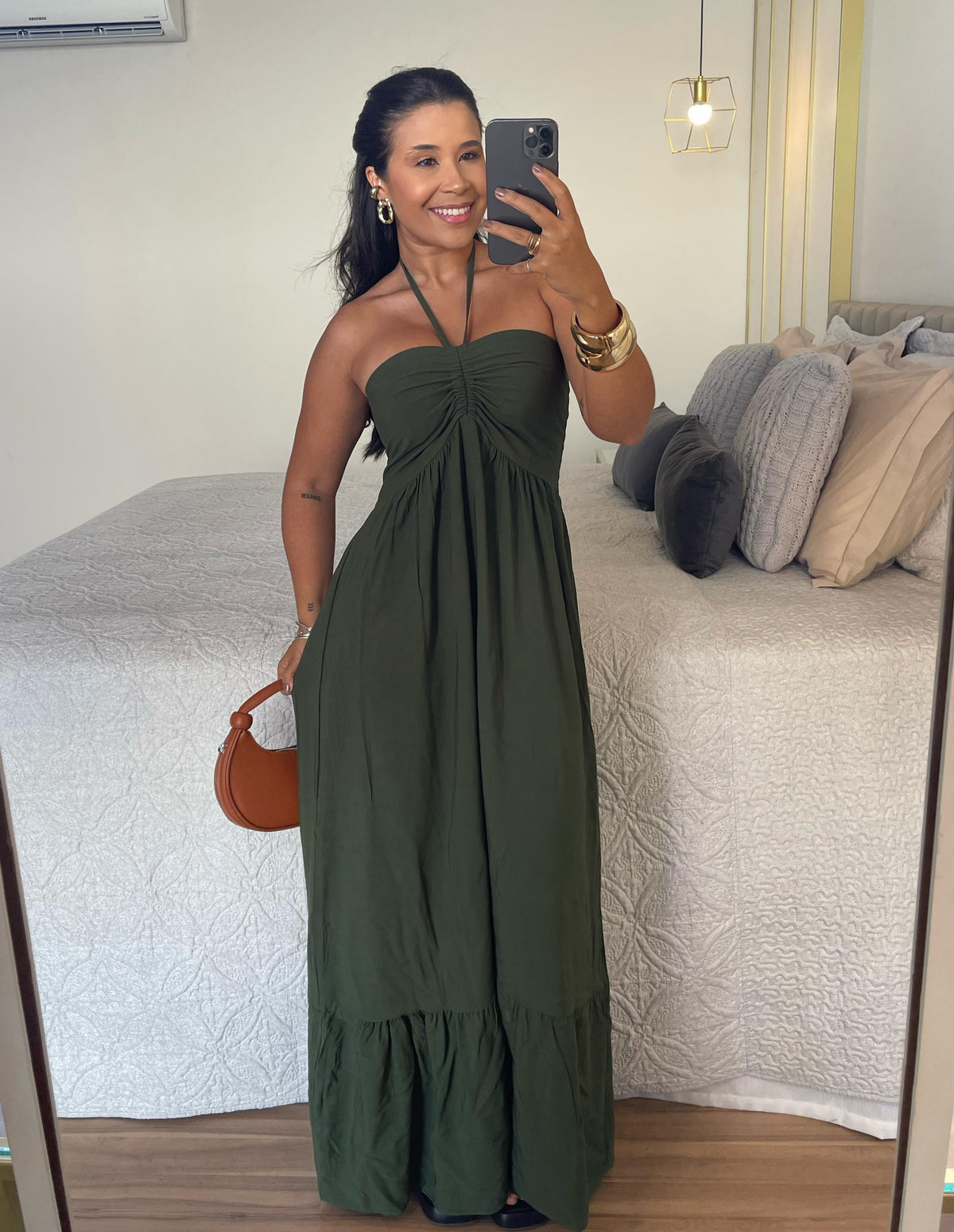 Vestido Naty – Longo, sofisticado e confortável