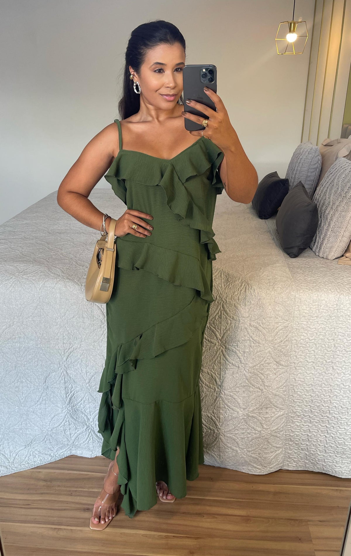 Vestido Betina - Longo com Bababados