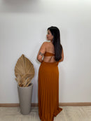 Vestido Mirela em Crepe com Amarração nas Costas