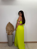 Vestido Mirela em Crepe com Amarração nas Costas