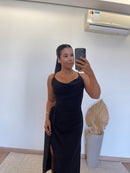 Vestido Duda -  Midi Fenda Duna