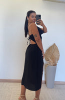 Vestido Duda -  Midi Fenda Duna