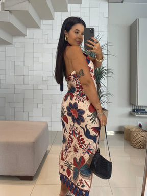Vestido Lucy- Poliamida MaxMidi Cruzado