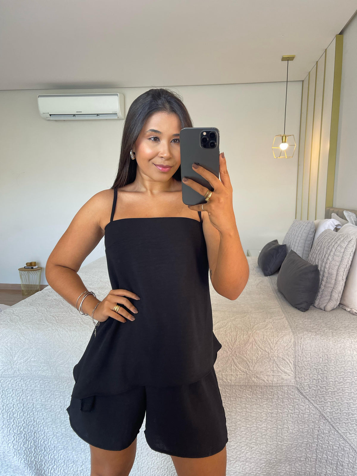 Conjunto Vivian - Caimento Leve em Tecido Duna