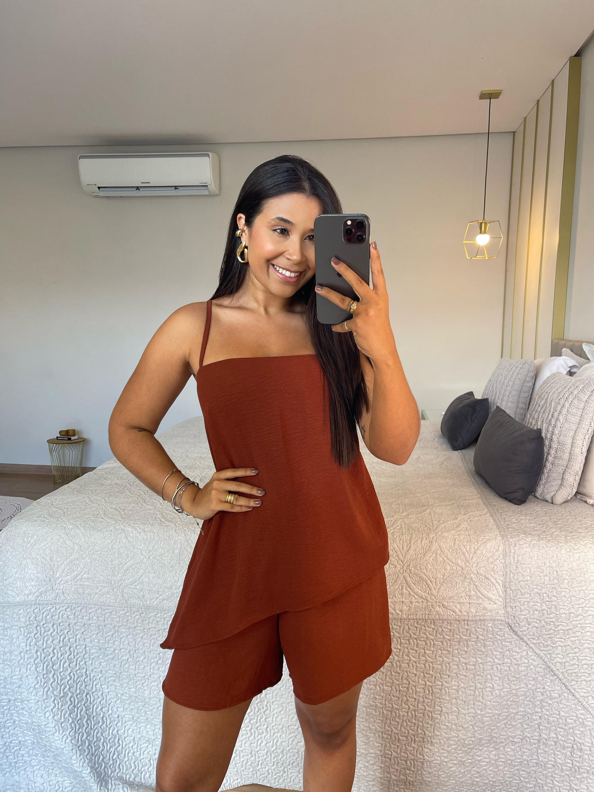 Conjunto Vivian - Caimento Leve em Tecido Duna