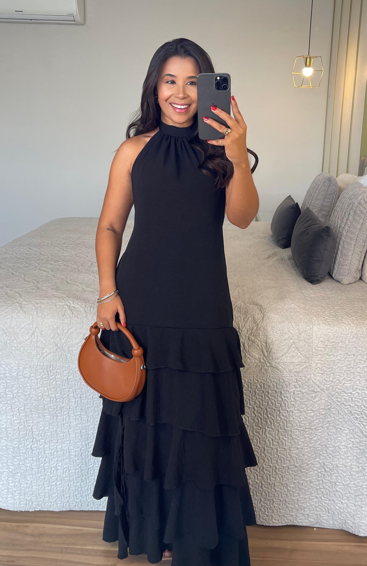 Vestido Bella - Duna com Babados