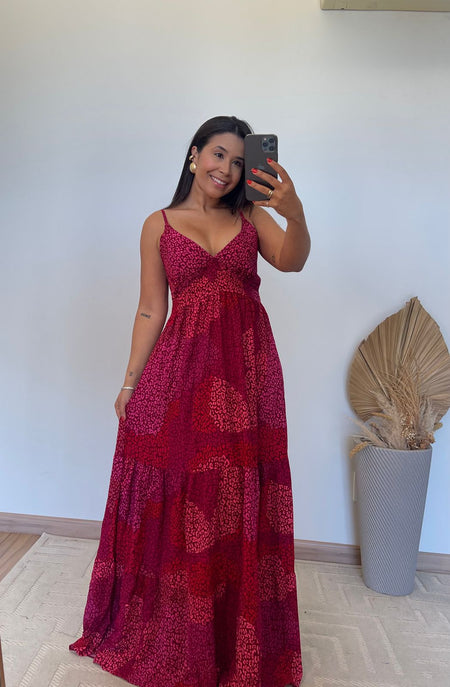 Vestido Suzi - Longo em Viscolinho