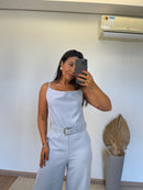 Macacão Aline-Alfaiataria com Cinto