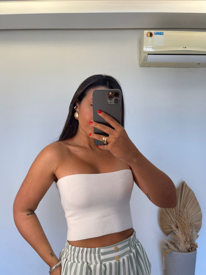 Top Faixa -Tricot Básico