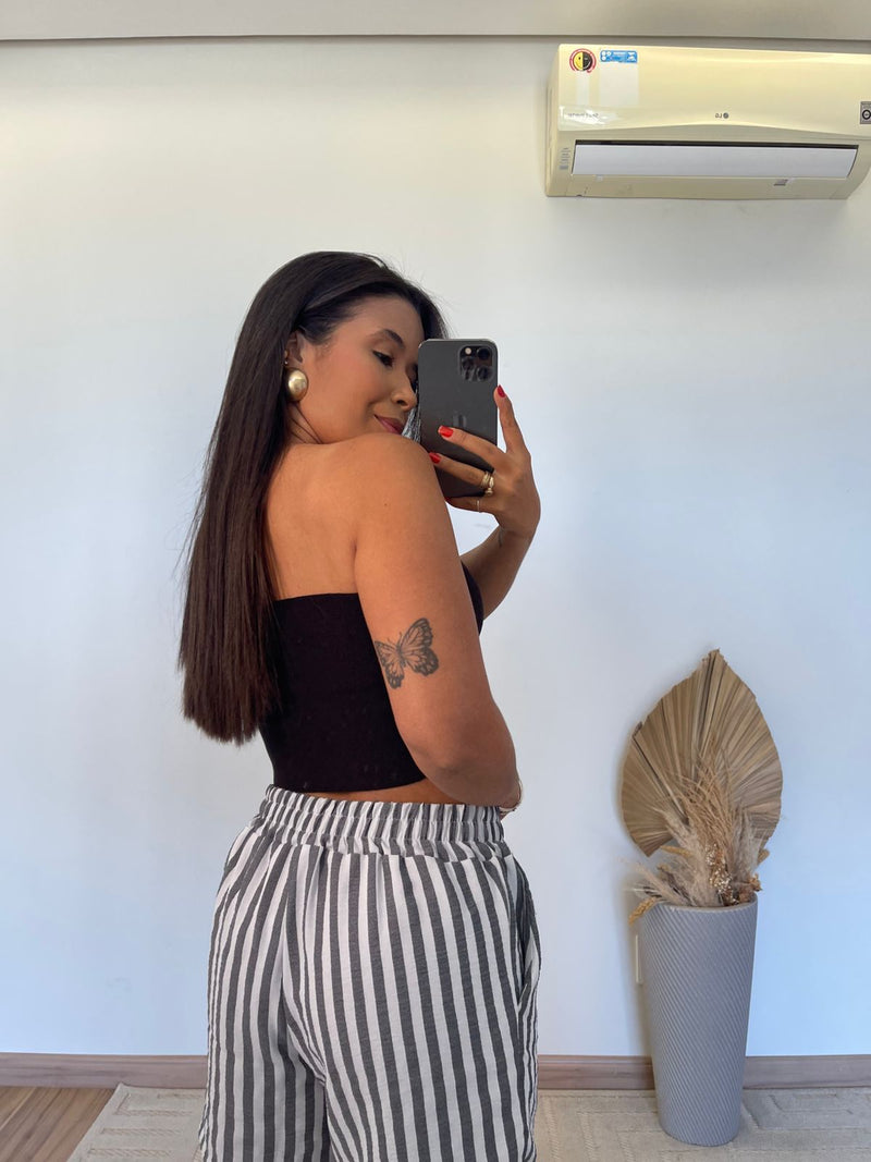 Top Faixa -Tricot Básico