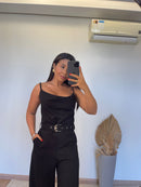 Macacão Aline-Alfaiataria com Cinto