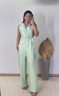 Macacão Livia - Marrante Com Detalhe Dourado