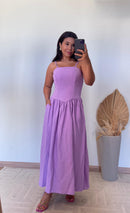 Vestido Larissa -Marrant Bolsos Laterais