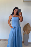 Vestido Larissa -Marrant Bolsos Laterais