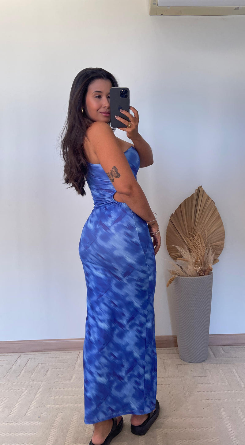 Vestido Nolita - Suplex com Recorte na Cintura