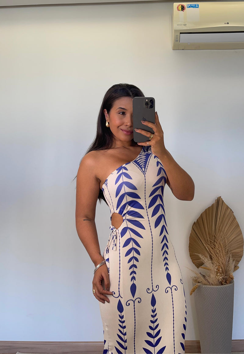Vestido Nolita - Suplex com Recorte na Cintura