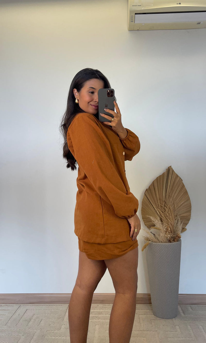 Conjunto Zaya - Linho Camisa e Short