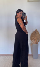 Macacão Gabriela - Alfaiataria com Amarração