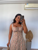 Vestido Lud Curto -Viscolinho Lastex nas Costas