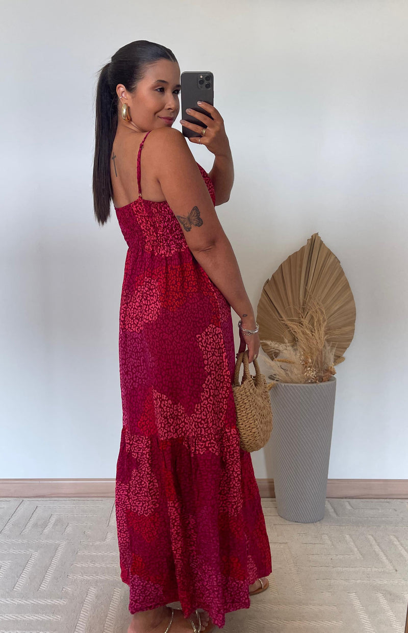 Vestido Suellen -Viscolinho Longuete