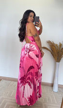 Vestido Isla -Crepinho Plissado Estampado