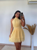 Vestido Isadora Lastex - Chiffon Costas Abertas