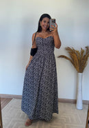 Vestido Samira -Crepinho Tomara que Caia