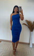 Vestido Suzana - Ombro Só com Detalhe