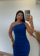 Vestido Suzana - Ombro Só com Detalhe