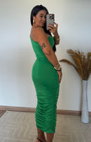 Vestido Suzana - Ombro Só com Detalhe