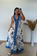 Vestido Malini - em Tecido Indiano