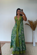 Vestido Malini - em Tecido Indiano