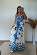 Vestido Malini - em Tecido Indiano