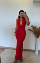 Vestido Mailí Dara - Decote e Gola Chocker