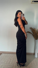 Vestido Lorena – Modelo Justo com Drapeado