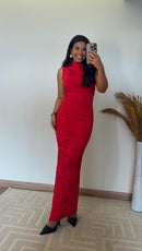 Vestido Lorena – Modelo Justo com Drapeado